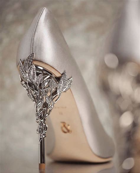 Louis Vuitton white wedding heels